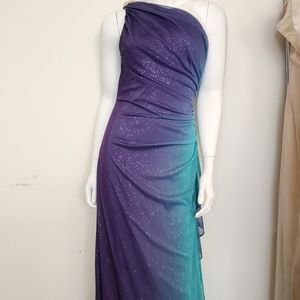 Ombre Blue And Purple Formal Dress Besty And Adam